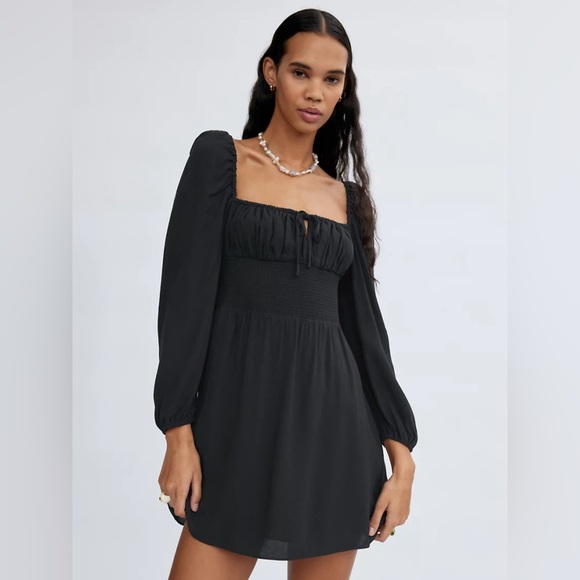 (NEW) Aritzia - Sunday Best Arden Dress Black - Picture 2 of 8